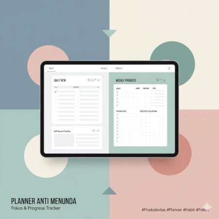 Planner Anti Menunda – Fokus & Progress Tracker