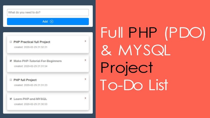 Script To Do List PHP