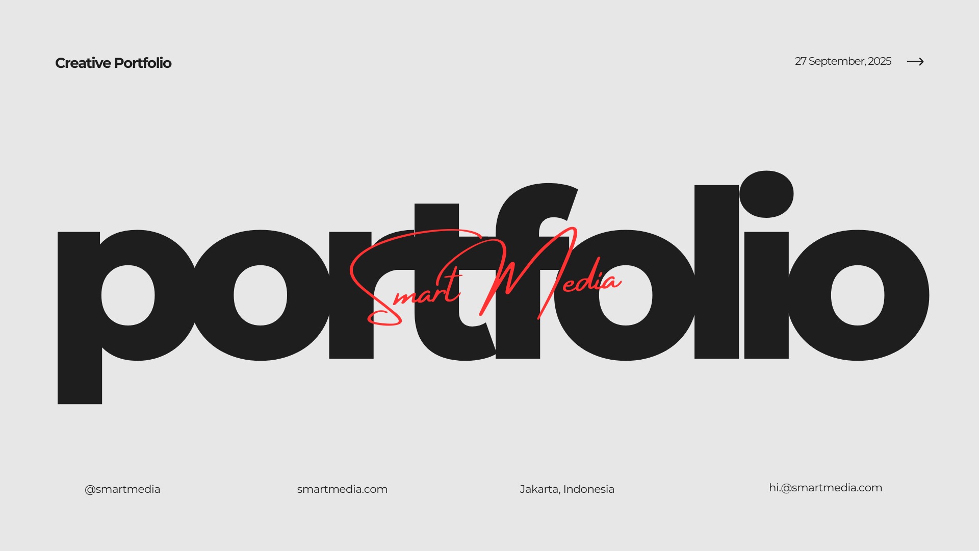 Template Creative Portfolio Design