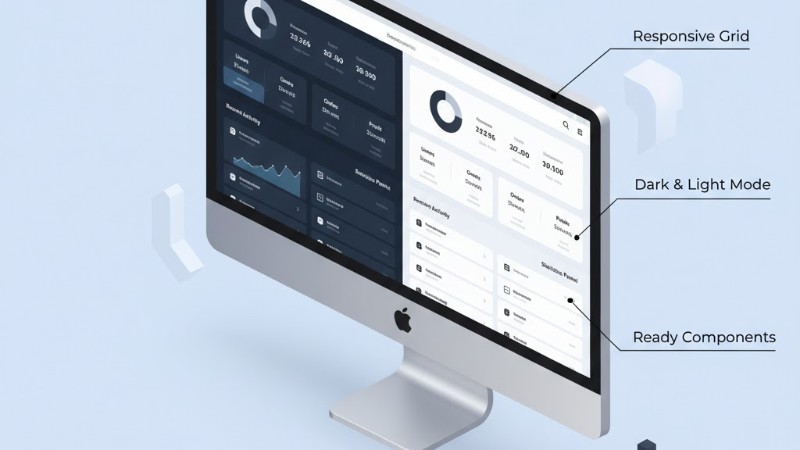 UI Dashboard Serbaguna – Clean Modern Style