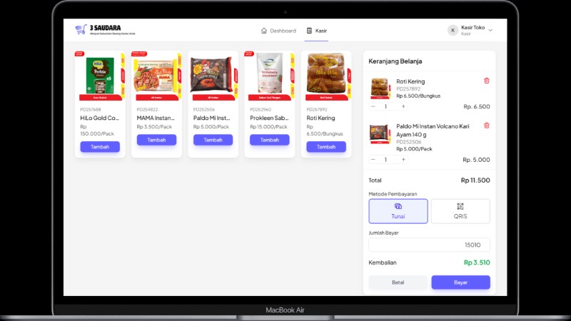 Template Website Kasir